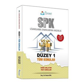 SPK Düzey-1 Tüm Konular Konu Anlatımlı-Finansed Yayınları