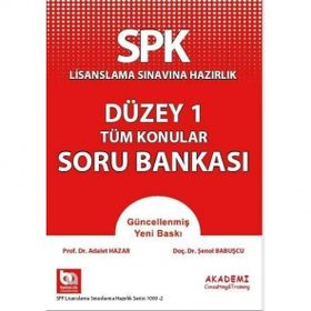 SPK Düzey 1 Tüm Konular Soru Bankası