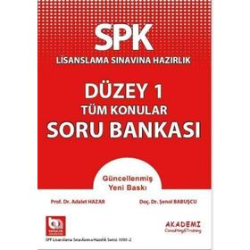 SPK Düzey 1 Tüm Konular Soru Bankası