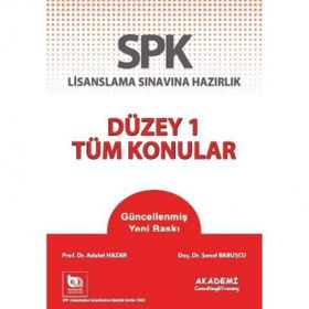SPK Düzey 1 Tüm Konular Soru Bankası