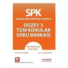 SPK Düzey 3 Tüm Konular Soru Bankası