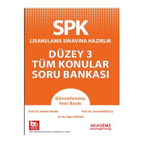 SPK Düzey 3 Tüm Konular Soru Bankası