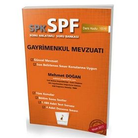 Spk Gayrimenkul Mevzuatı Soru Bankası-Finansed Yayınları