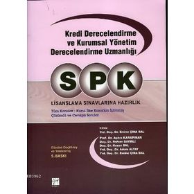 SPK LISANSLAMA SINAVLARINA HAZIRLIK KREDI DERECELENDIRME VE KURUMSAL YÖNETİM DERECELENDIRME UZMANLI - KOLEKTIF