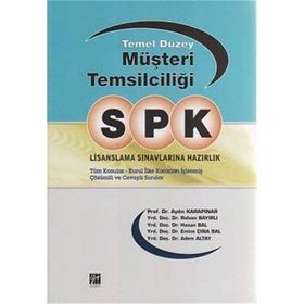 SPK LISANSLAMA SINAVLARINA HAZIRLIK - TEMEL DÜZEY MÜŞTERI TEMSILCILIĞI - KOLEKTIF