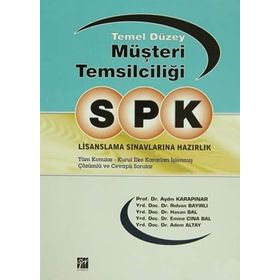 SPK LISANSLAMA SINAVLARINA HAZIRLIK - TEMEL DÜZEY MÜŞTERI TEMSILCILIĞI - KOLEKTIF