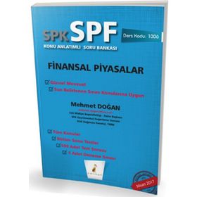 SPK - SPF Finansal Piyasalar Konu Anlatımlı Soru Bankası - Mehmet Doğan