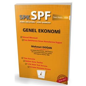 SPK SPF Genel Ekonomi Konu Anlatımlı Soru Bankası-Pelikan Yayınları