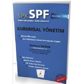SPK SPF Kurumsal Yönetim Konu Anlatımlı Soru Bankası-Pelikan Yayınları