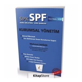 SPK SPF Kurumsal Yönetim Konu Anlatımlı Soru Bankası-Pelikan Yayınları