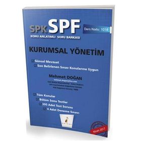 SPK SPF Kurumsal Yönetim Konu Anlatımlı Soru Bankası-Pelikan Yayınları