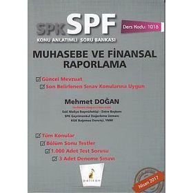 SPK - SPF Muhasebe ve Finansal Raporlama Konu Anlatımlı Soru Bankası - Mehmet Doğan