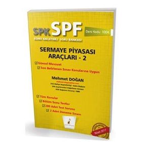 SPK SPF Sermaye Piyasası Araçları 2 Konu Anlatımlı Soru Bankası