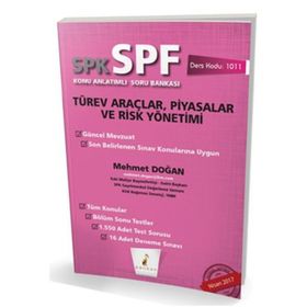 SPK SPF Türev Araçlar Piyasalar ve Risk Yönetimi Konu Anlatımlı Soru Bankası-Pelikan Yayınları