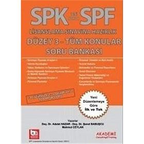 SPK Yeni Adıyla SPF Lisanslama Sınavına Hazırlık Düzey 3 - Tüm Konular Soru Bankası