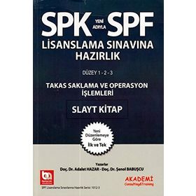 SPK Yeni Adıyla SPF Lisanslama Sınavına Hazırlık Takas Saklama ve Operasyon İşlemlerİ - Adalet Hazar Şenol Babuşcu