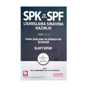 SPK Yeni Adıyla SPF Lisanslama Sınavına Hazırlık Takas Saklama ve Operasyon İşlemlerİ - Adalet Hazar Şenol Babuşcu