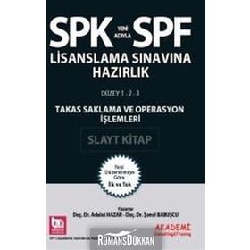 SPK Yeni Adıyla SPF Lisanslama Sınavına Hazırlık Takas Saklama ve Operasyon İşlemlerİ - Adalet Hazar Şenol Babuşcu