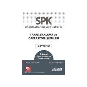 SPK Yeni Adıyla SPF Lisanslama Sınavına Hazırlık Takas Saklama ve Operasyon İşlemlerİ - Adalet Hazar Şenol Babuşcu