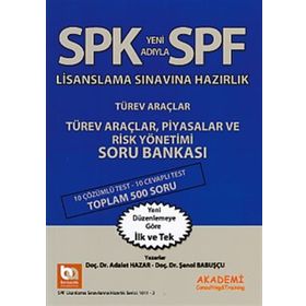 SPK Yeni Adıyla SPF Lisanslama Sınavına Hazırlık Türev Araçlar - Adalet Hazar Şenol Babuşcu