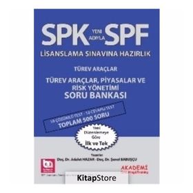 SPK Yeni Adıyla SPF Lisanslama Sınavına Hazırlık Türev Araçlar - Adalet Hazar Şenol Babuşcu