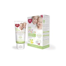 Splat 40 ml Baby 0-3 Yaş Elma Muz Diş Macunu ve Fırça Seti