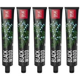 Splat Blackwood 5x75 ml Doğal Kömürlü Siyah Diş Macunu
