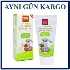 Splat Junior Çocuk Çilek Kiraz 2-6 Yaş 50 ml Diş Macunu