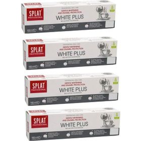 Splat White Plus Beyazlatıcı 4x100 ml Diş Macunu