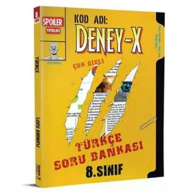 Spoiler 8.Sınıf Deney X Türkçe Soru Bankası