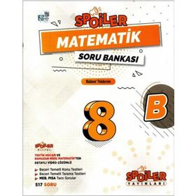 Spoiler 8. Sınıf Matematik Soru Bankası B-Kitap