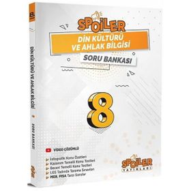 Spoiler Yayınları 2022 8. Sınıf LGS Din Kültürü Soru Bankası