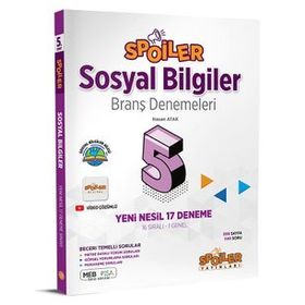 Spoiler Yayınları - 2023 5. Sınıf Sosyal Bilgiler Spoiler 17 Deneme