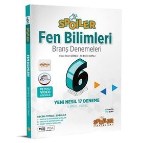 Spoiler Yayınları - 2023 6. Sınıf Fen Bilimleri Spoiler 17 Deneme