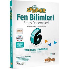 Spoiler Yayınları - 2023 6. Sınıf Fen Bilimleri Spoiler 17 Deneme