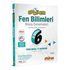 Spoiler Yayınları - 2023 6. Sınıf Fen Bilimleri Spoiler 17 Deneme