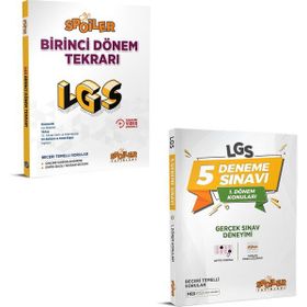 Spoiler Yayınları - 2023 8. Sınıf LGS 1. Dönem Tekrarı + Deneme Seti