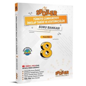 Spoiler Yayınları - 2023 8. Sınıf LGS İnkılap Tarihi Soru Bankası
