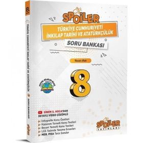 Spoiler Yayınları - 2023 8. Sınıf LGS İnkılap Tarihi Soru Bankası