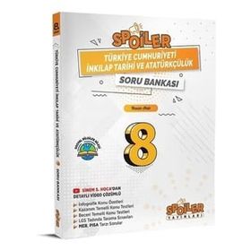 Spoiler Yayınları - 2023 8. Sınıf LGS İnkılap Tarihi Soru Bankası