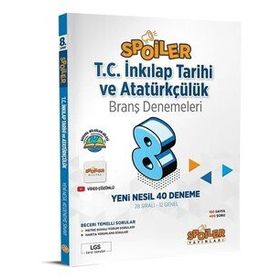 Spoiler Yayınları - 2023 8. Sınıf LGS İnkılap Tarihi Spoiler 40 Deneme