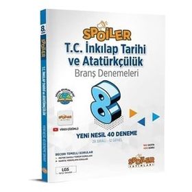 Spoiler Yayınları - 2023 8. Sınıf LGS İnkılap Tarihi Spoiler 40 Deneme