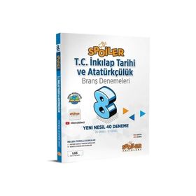 Spoiler Yayınları - 2023 8. Sınıf LGS İnkılap Tarihi Spoiler 40 Deneme
