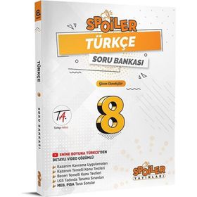 Spoiler Yayınları - 2023 8. Sınıf LGS Türkçe Soru Bankası