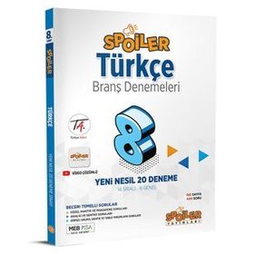 Spoiler Yayınları - 2023 8. Sınıf LGS Türkçe Spoiler 20 Deneme