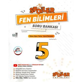 Spoiler Yayınları 5. Sınıf Fen Bilimleri Soru Bankası
