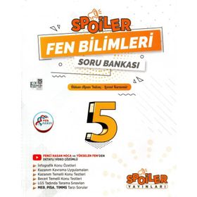 Spoiler Yayınları 5. Sınıf Fen Bilimleri Soru Bankası