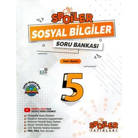 Spoiler Yayınları 5. Sınıf Sosyal Bilgiler Soru Bankası