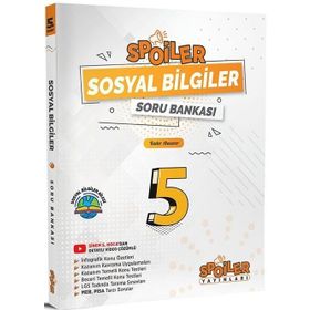 Spoiler Yayınları 5. Sınıf Sosyal Bilgiler Soru Bankası