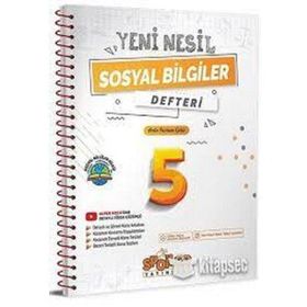 Spoiler Yayınları 5. Sınıf Sosyal Bilgiler Yeni Nesil Defter